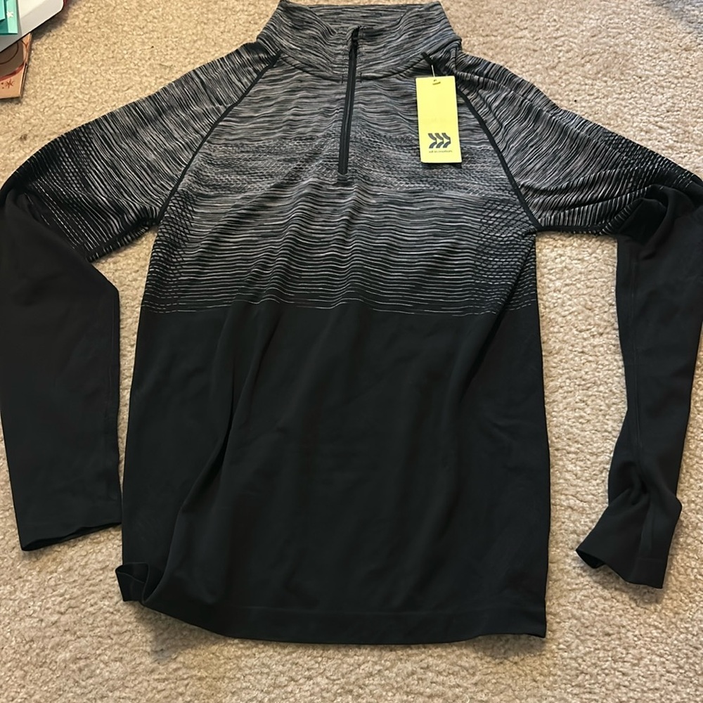 All In Motion ombré quarter zip with tags